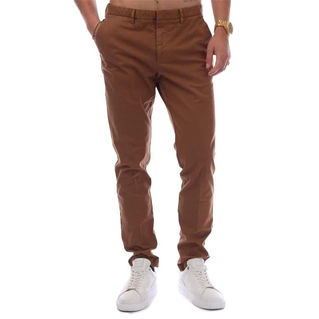 Hugo Boss Slim Fit Trousers - Brown